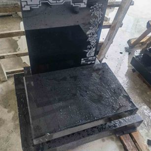 北海花岗岩墓碑石 墓碑 套墓