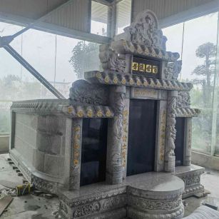 北海套墓 墓碑 围坟石 异形定制