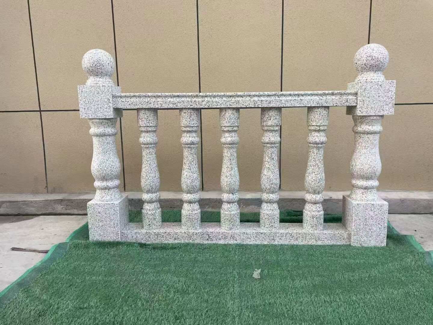 北海芝麻白阳台栏杆 花岗岩栏杆