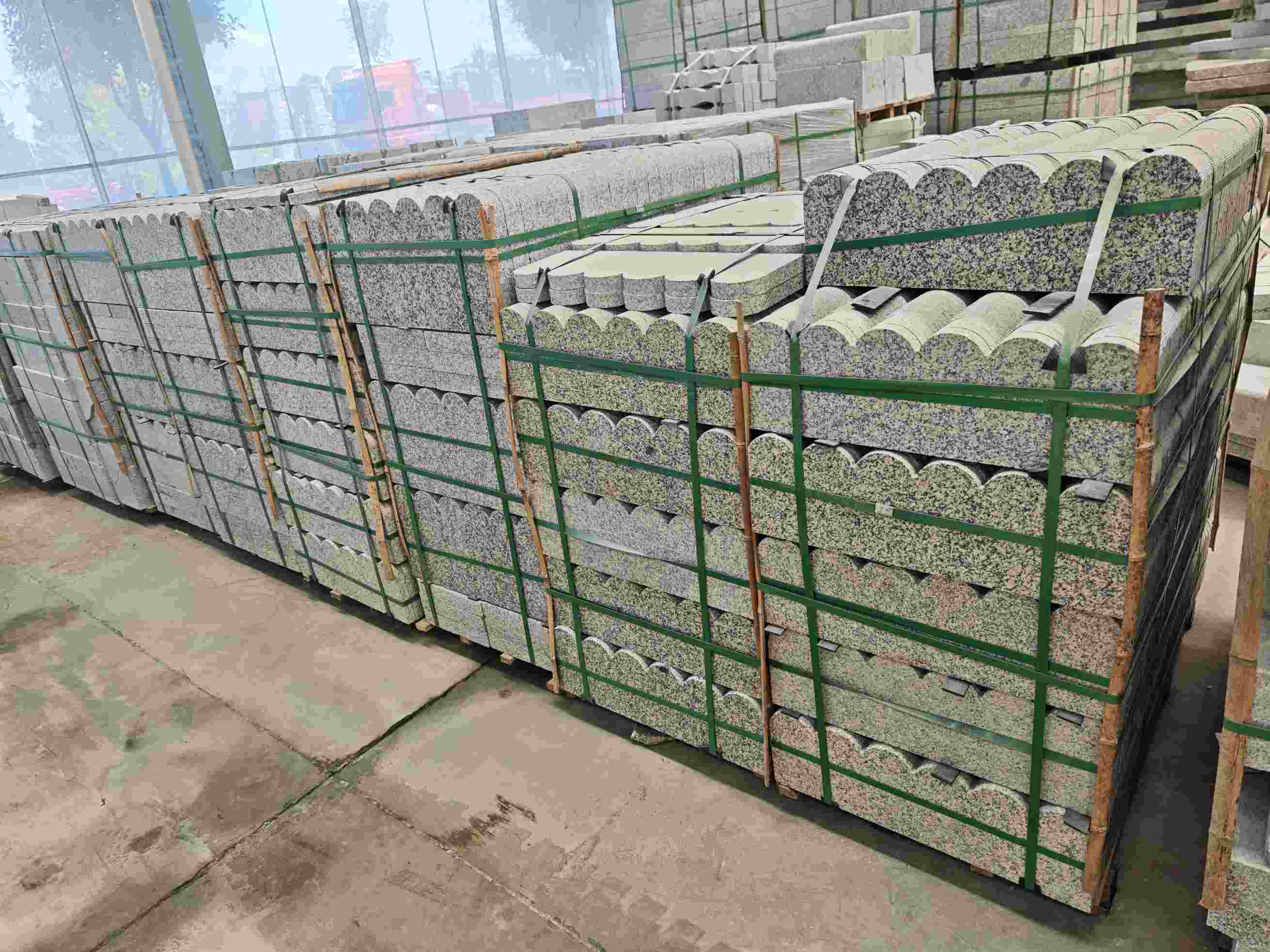 北海芝麻白芙蓉白花边石