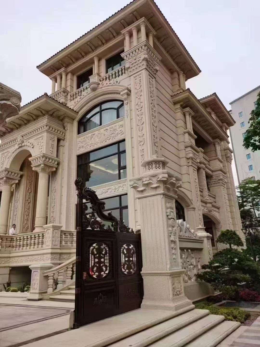 北海黄金麻别墅外墙异形定制
