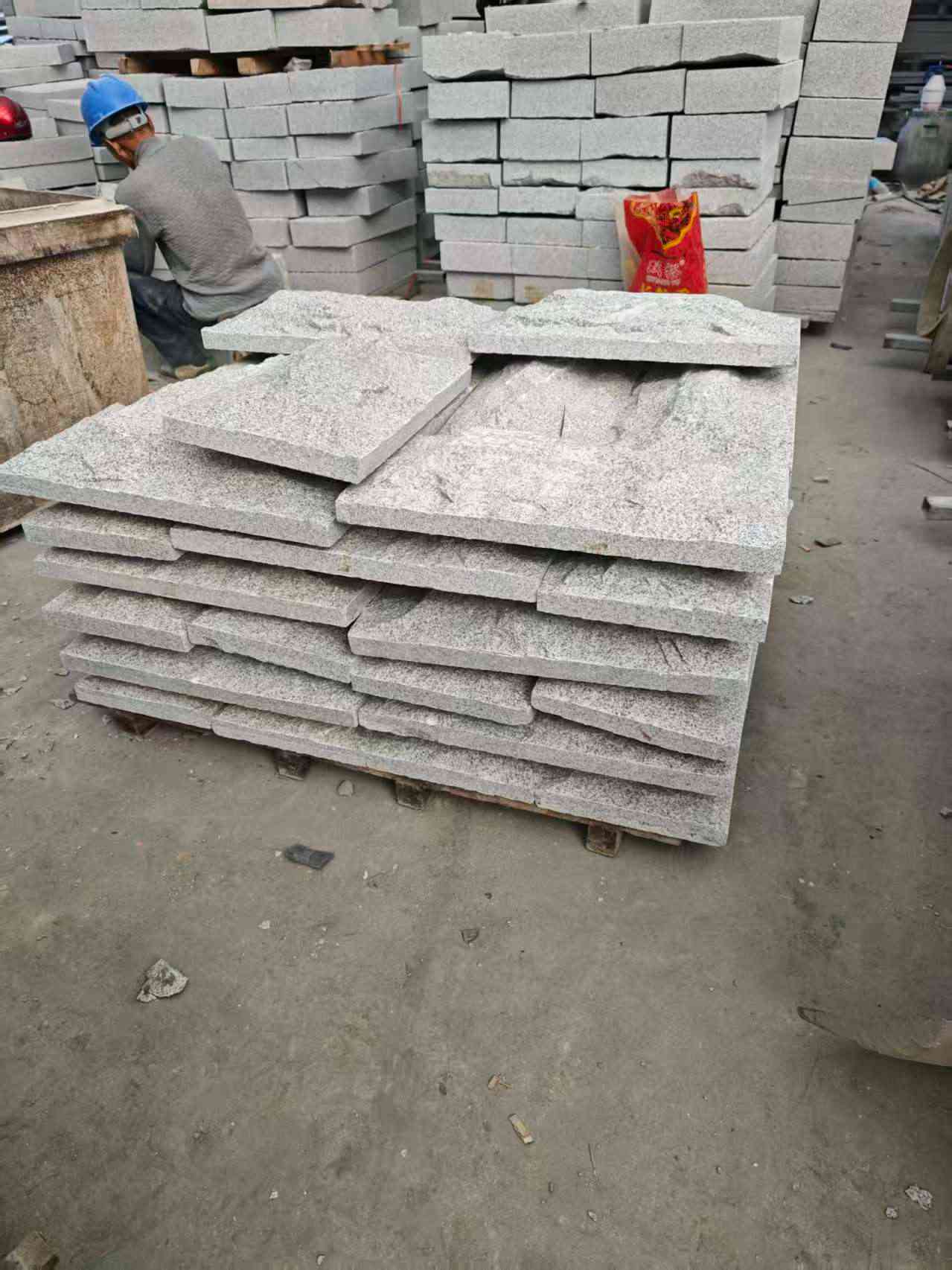 北海芝麻白蘑菇石，自然面