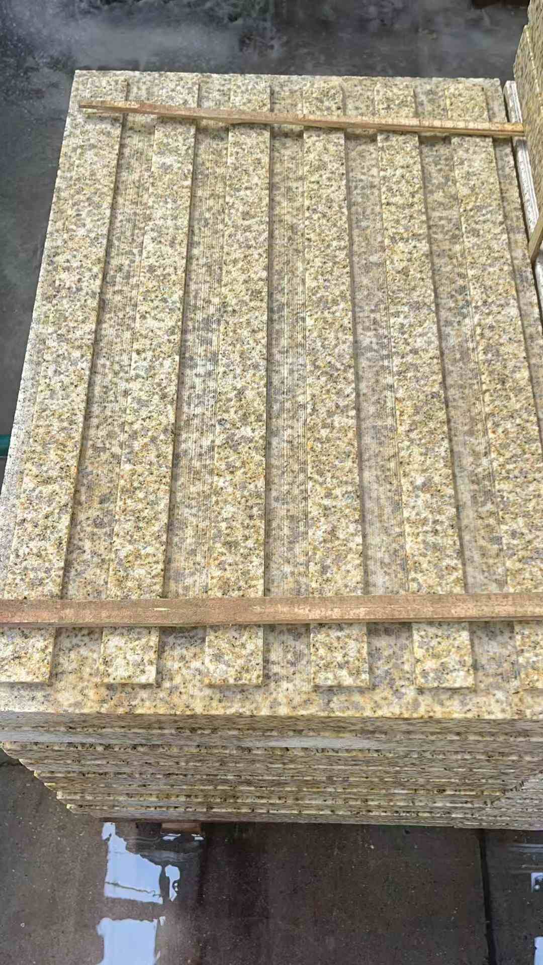 北海黄金麻盲道 石材盲道